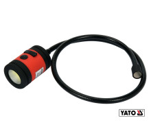 Лампа светодиодная YATO : 3.7 В Li-Po 1.5 Агод, 3 Вт, 100 lm, гибкий держатель с магнитом(DW)