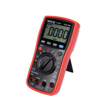 Мультиметр TRUE RMS електричних параметрів YATO з LCD-цифровим діапазоном 19999 від 2х1,5V;AA батар