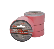 Малярна стрічка рисова VIROK  48мм х 20 м. (Гідростійка/ ідеальний край для фарбування). рожева [54]