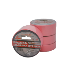 Малярна стрічка рисова VIROK  48мм х 20 м. (Гідростійка/ ідеальний край для фарбування). рожева [54]