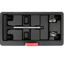 Фрези для гнізд датчиків ABS YATO, з тримачем- 1/4", Ø= 15х23 і 18х23 мм, кпл. 3 елем. [50]