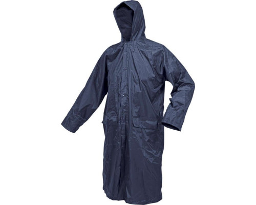 Плащ з капюшоном водонепроникний VOREL, XXL, гранатовий колір, з вентиляційними отворами PVC [20]