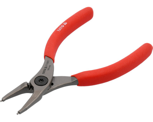 Щипці SEGERA для стопорних кілець YATO прямі стискні, l= 145 мм, розвід- 12-25 мм [6/48]