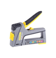 Степлер STANLEY з регуляц. сили до 6-ти видів скоб і цвяхів