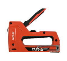 Степлер з регулятором сили до скоб і цвяхів YATO; скоби: 6-14х 11,3х 1,2 мм, цвяхи: 15х 1,2мм [6/24]