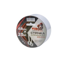 Лента алюминиевая клейкая VIROK 48мм х 25м. х 40 мкм. [60]