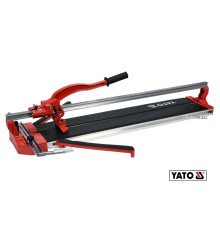 Плиткоріз ручний YATO : одна направляюча, L= 80 cм, різець Ø= 22x6x6 мм, глибина різу- 12 мм [2]