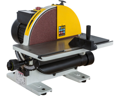 Шліфувальний тарілковий верстат JET JDS-12X-M : 230 В, 1(0,75)кВт, Ø=300мм стіл 435х215 мм