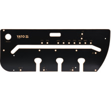 Шаблон для сполучень кухонних стільниць YATO, 1000х 390х 53 мм, макс. відстань- 700 мм [5]