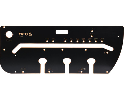 Шаблон для сполучень кухонних стільниць YATO, 1000х 390х 53 мм, макс. відстань- 700 мм [5]