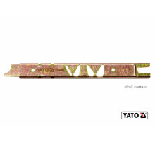 Шаблон для заточки. огранич. глубины зубьев цепей YATO 150х13х1мм, глуб.-0.65мм, угол 10°,30°,35° [200]