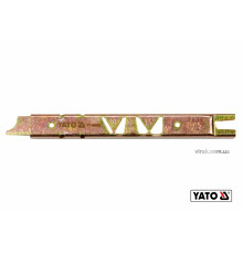 Шаблон для заточ. обмеж. глибини зубів ланцюгів YATO 150х13х1мм, глиб.-0.65мм, кут 10°,30°,35° [200]