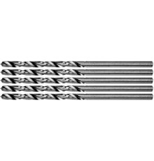 Сверло по металлу PREMIUM YATO: HSS 4241, к нержав. и высоколеговые стали, литья Ø=2.4х60мм, 5 шт[100]
