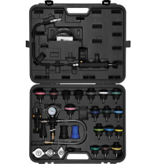 Засоби для діагностики системи охолодження двигунів авто YATO, з тиском- 0,25 MPa, 28 елем. [3]