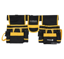 Пояс монтажника для інструментів VOREL з поліестеру; 6 кишень, 2 пересувні відсіки і стрічков захоп