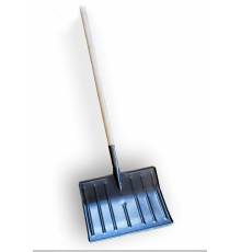 Лопата для прибирання снігу VIROK металева з держаком