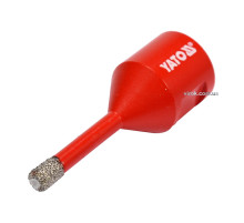 Сверло по керамике и гресу в сухой и мокрый. YATO: Ø=6мм, с алмазом кромкой, к шлифмашинам.креплен-М14[100]