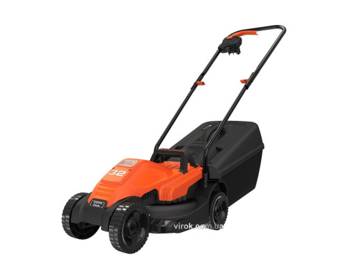 Газонокосарка 4-колісна мережева B+D : P= 1200 Вт, ширина покосу - 32 см, травозбірник - 35 л