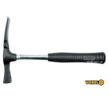 Молоток муляра VOREL тип "Берлінський" : з металевою ручкою, m=600 г [6/24]