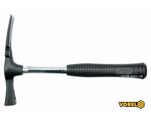 Молоток муляра VOREL тип "Берлінський" : з металевою ручкою, m=600 г [6/24]