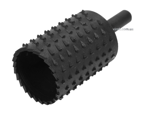 Фреза циліндрична по дереву YATO, для дрилі, Ø= 25 мм, з шпінделем Ø= 6 мм [10/120]