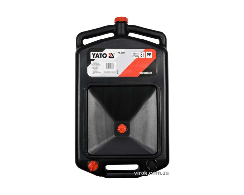 Сосуд для слива масла YATO, V= 8 л, с тремя пробками [4]