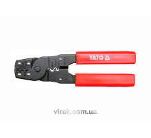 Кліщі для обтискання і зачистки проводів YATO, L=180 мм [12/72]