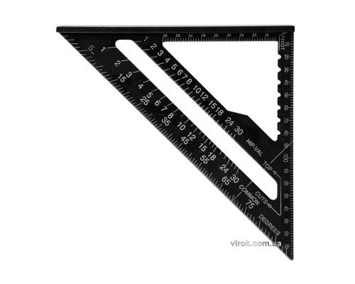 Кутник теслярський алюмінієвий YATO 180 мм [8/64]