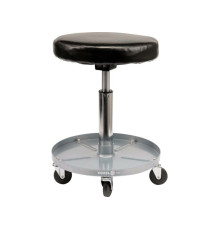 Табурет на колесах VOREL з регуляцією висоти 410-550 мм і полкою, макс. навантаж.- 135 кг [4]