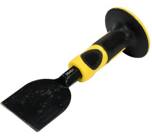 Зубило муляра VOREL 215х 19х 75 мм з захистною ручкою [6/36]