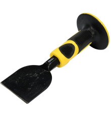 Зубило муляра VOREL 215х 19х 75 мм з захистною ручкою [6/36]