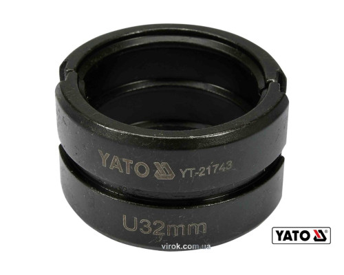 Насадка для прес-кліщів YT-21735 YATO : U32 мм [100]