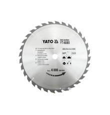 Диск пиляльний победітовий по дереву YATO: 400х30x3.8x2.8 мм, 32 зубці, R.P.M до 4000 1/хв [10]