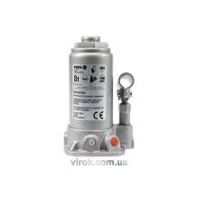 Домкрат гідравлічний cтовбцевий VOREL; F= 8 т, роб. висота- 190- 365 мм [4]