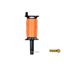 Шнур трасовочний поліпропіленовий на котушці VOREL : Ø= 1.2 мм, l= 200 м [12/48]
