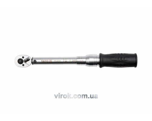 Ключ динамометрический YATO: квадрат 1/4", F=2-10 Нм, L=281 мм [24]