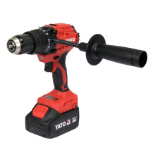 Шуруповерт-дриль ударн акумуляторний YATO: 18V, Li-Ion, KM- 120 Нм, патрон для сверл Ø≤13 мм [4]