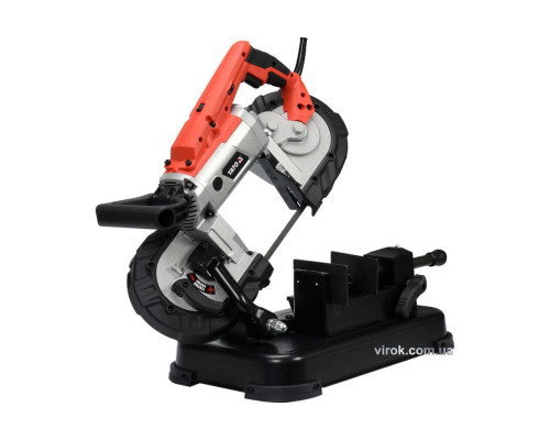 Пила стрічкова по металу YATO з підставкою: 1100Вт, 14 TPI. Пол-1140х12.7х0.6мм, діап- 127х127мм [1]