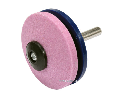 Точильний пристрій дисковий Ø= 50 мм для ножів, ножиць VOREL з шпінделем Ø= 6 мм [80/240]