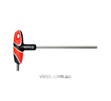 Ключ шестигранный YATO: тип "T", M7 мм, двусторонний, L=170 мм [12/144]