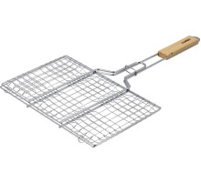 Решетка для гриля LUND раскладная с деревянными ручками, 33,8х20х2 см [12]