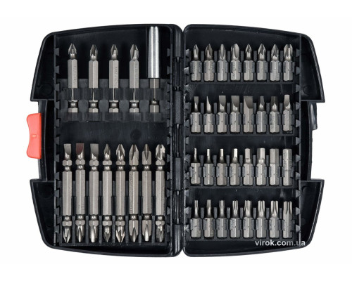 Набір насадок викруткових YATO з тримачем : 1/4", 45 шт. [20/480]