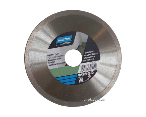 Диск алмазний NORTON-DIY CERAMIC TILES для кераміки : Ø= 115/ 22.23 мм