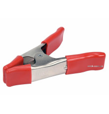 Струбцина пружинна- "прищіпка", металева YATO : L= 100 мм, роб. висота/глиб.- 25/25 мм [48/96]