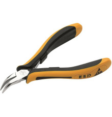 Довгогубці з ізольованими ручками і напівкруглими губками NWS: тонкі, гнуті на 45°, L= 120 мм