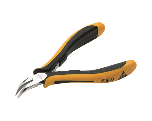 Довгогубці з ізольованими ручками і напівкруглими губками NWS: тонкі, гнуті на 45°, L= 120 мм