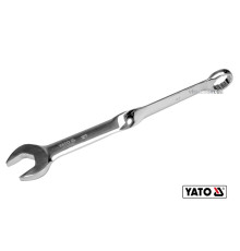 Ключ ріжково-накидний, кручений 90° YATO : М= 27 x 359 мм, Cr-V(DW)