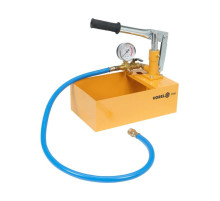 Компресор ручний для контролю щільност систем VOREL тиск- 4 MPa, спол.- G1/2, ємніс- 5л, шланг- 90см