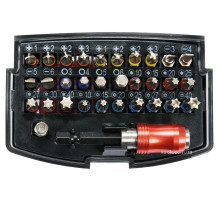 Набор отверточных насадок YATO с держателем : 1/4", 32 шт. [20]