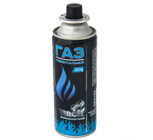 Балон газовий 1-разовий VIROK з цанговим з'єднанням (швидким) 227g/392ml. (E417) [4/28]